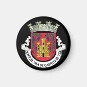 Coat of Arms of Castelo de Vide，ポルトガル マグネット (正面)