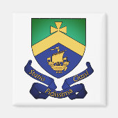 Coat of Arms of Cobh (County Cork), Ireland マグネット (正面)