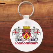 Coat of arms of County Londonderry, N. Ireland キーホルダー (正面)