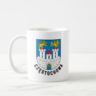 Coat of Arms of Częstochowa, Poland コーヒーマグカップ