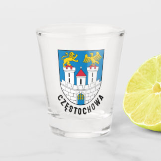 Coat of Arms of Częstochowa, Poland ショットグラス