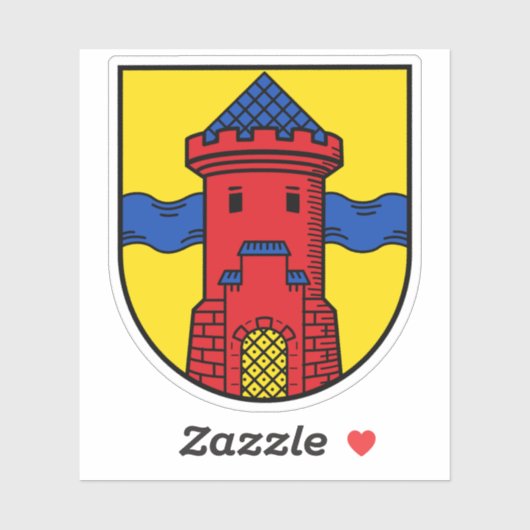 Coat of arms of Delmenhorst, Germany シール (シート)