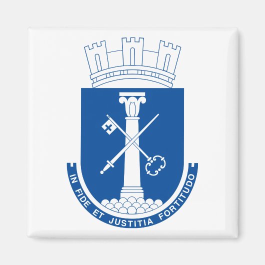 Coat of Arms of Drammen, Norway Magnet マグネット (正面)
