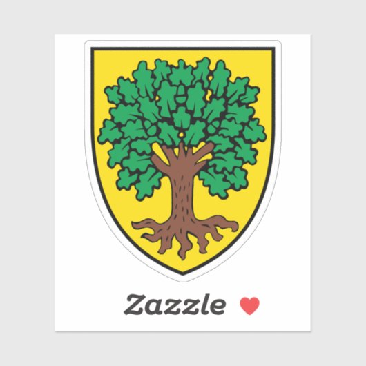 Coat of arms of Échallens, Switzerland シール (シート)