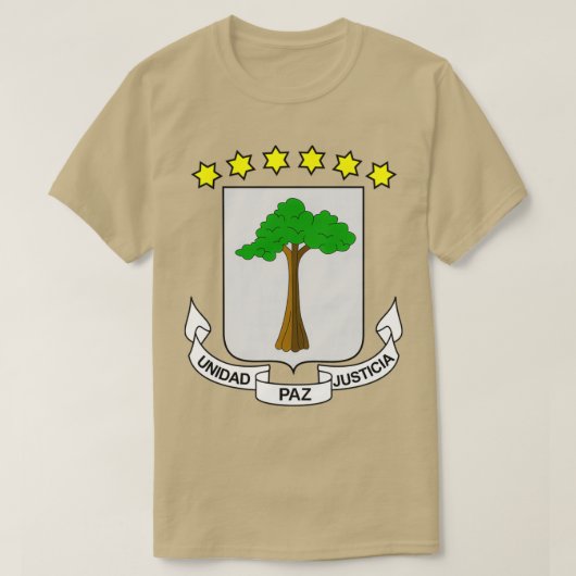 Coat of Arms of Equatorial Guinea Tシャツ (デザイン正面)