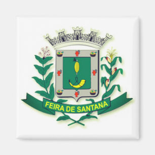 Coat of Arms of Feira de Santana (ブラジル、バイア) マグネット