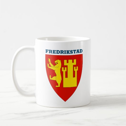 Coat of Arms of Fredrikstad,ノルウェーコーヒーマグ コーヒーマグカップ (左)