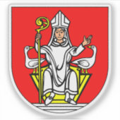 Coat of arms of Frenštát pod Radhoštěm, Czech Repu シール (正面)