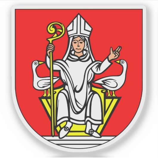 Coat of arms of Frenštát pod Radhoštěm, Czech Repu シール (正面)