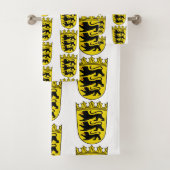 Coat of arms of Germany state Baden-Wurttemberg バスタオルセット (インサイチュ)