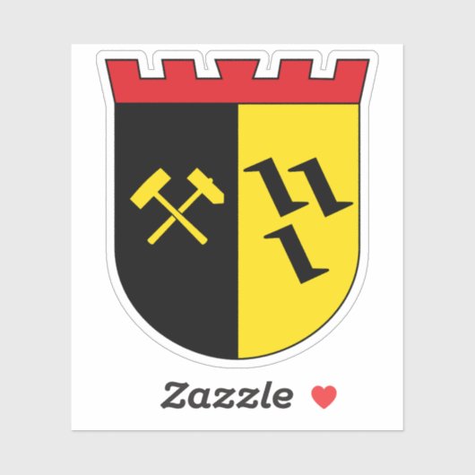 Coat of arms of Gladbeck, Germany シール (シート)
