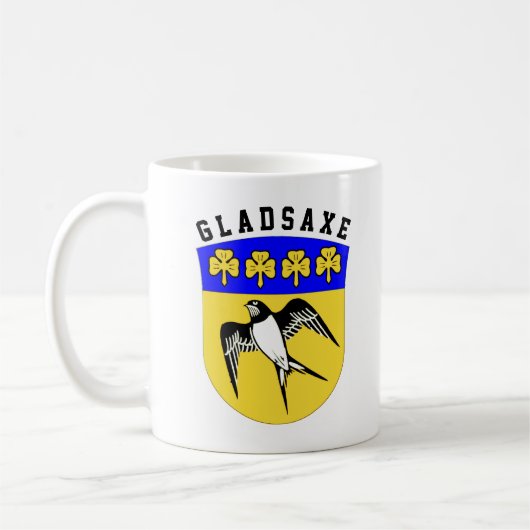 Coat of Arms of Gladsaxe, Denmark Coffee Mag コーヒーマグカップ (左)