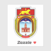 Coat of arms of Gyumri, Republic of Armenia シール (シート)