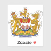 Coat of arms of Hong Kong (1995-1997) シール (シート)