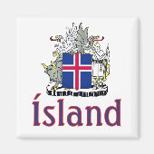 Coat of Arms of Iceland マグネット (正面)