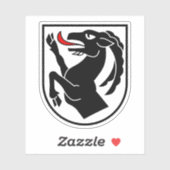 Coat of arms of Interlaken district, Switzerland シール (シート)