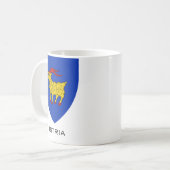 Coat of Arms of Istria Adriatic Legacy コーヒーマグカップ (正面左)