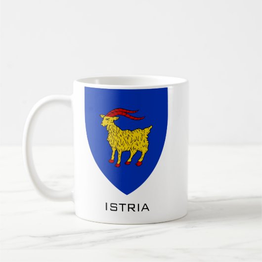 Coat of Arms of Istria Adriatic Legacy コーヒーマグカップ (左)