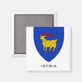 Coat of Arms of Istria Adriatic Legacy マグネット (正面/裏面)