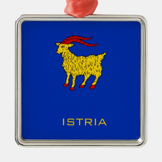 Coat of Arms of Istria Adriatic Legacy メタルオーナメント (正面)