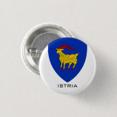 Coat of Arms of Istria Adriatic Legacy 缶バッジ (正面&裏面)
