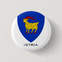 Coat of Arms of Istria Adriatic Legacy 缶バッジ