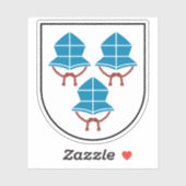 Coat of arms of Landshut, Germany シール (シート)