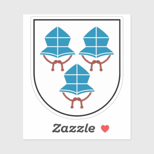 Coat of arms of Landshut, Germany シール (シート)