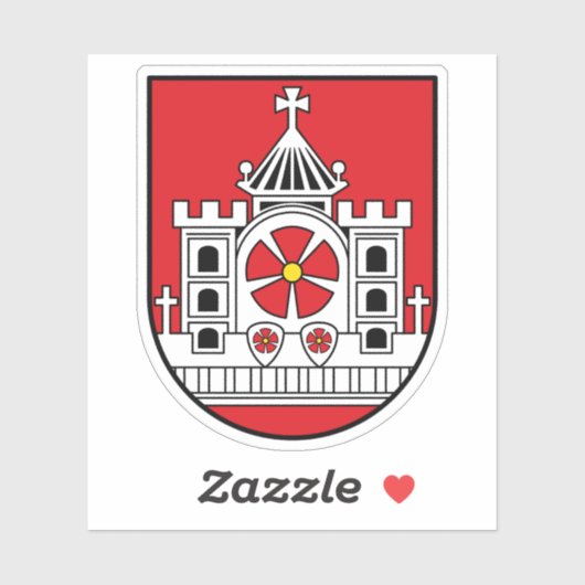 Coat of arms of Landshut, Germany シール (シート)