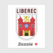Coat of Arms of Liberec, Czech Republic シール (シート)