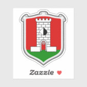 Coat of arms of Lysá nad Labem, Czech Republic シール (シート)