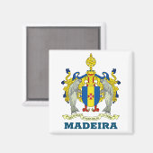 Coat of Arms of Madeira,ポルトガル磁石 マグネット (正面/裏面)