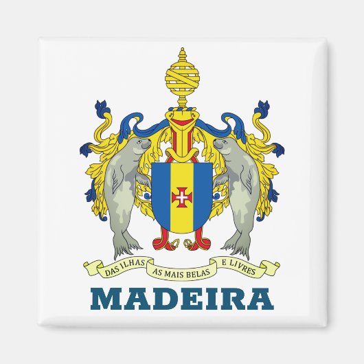 Coat of Arms of Madeira,ポルトガル磁石 マグネット (正面)