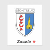 Coat of arms of Montreux, Switzerland シール (シート)