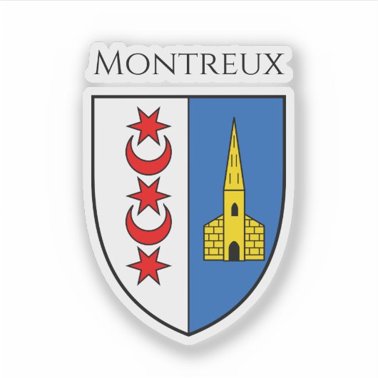 Coat of arms of Montreux, Switzerland シール (正面)