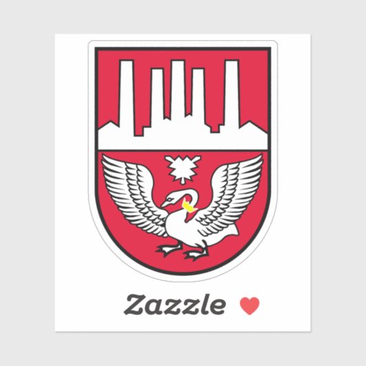 Coat of arms of Neumünster, Germany シール (シート)