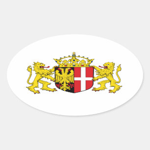 『Coat of Arms of Neuss(ドイツ)』 楕円形シール