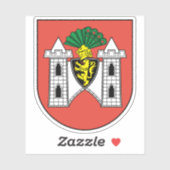 Coat of arms of Plauen, Germany シール (シート)