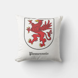 Coat of Arms of Pomerania Majestic Griffin Art クッション