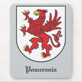 Coat of Arms of Pomerania Majestic Griffin Art マウスパッド