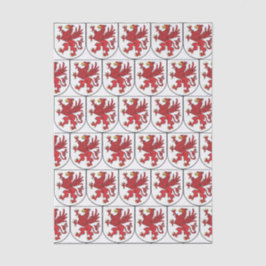 Coat of Arms of Pomerania Majestic Griffin Art 薄葉紙