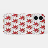 Coat of Arms of Pomerania Majestic Griffin Art iPhone 16ケース (裏面横)