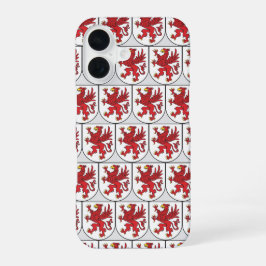 Coat of Arms of Pomerania Majestic Griffin Art iPhone 16ケース