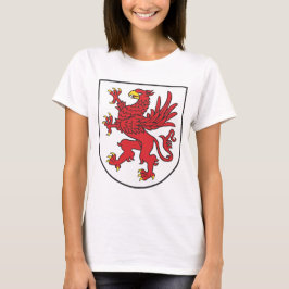 Coat of Arms of Pomerania Majestic Griffin Art Tシャツ