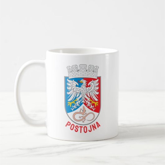 Coat of Arms of Postojna, Slovenia コーヒーマグカップ (左)