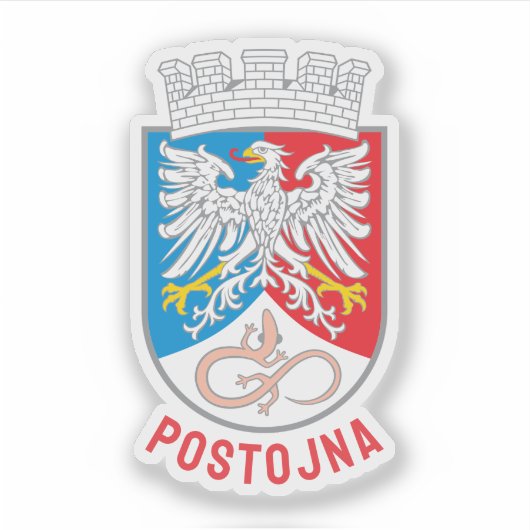 Coat of Arms of Postojna, Slovenia シール (正面)