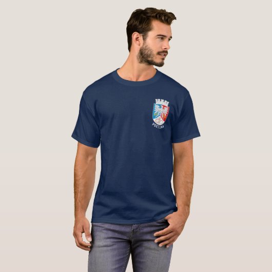 Coat of Arms of Postojna, Slovenia Tシャツ (正面フル)