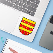 Coat of arms of Rheinfelden (Aargau), Switzerland シール (ノートパソコンとiPhone)