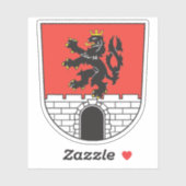 Coat of arms of Rožnov pod Radhoštěm, Czechia シール (シート)