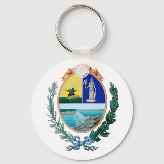 Coat of Arms of Salto, Uruguay Keychain キーホルダー (正面)